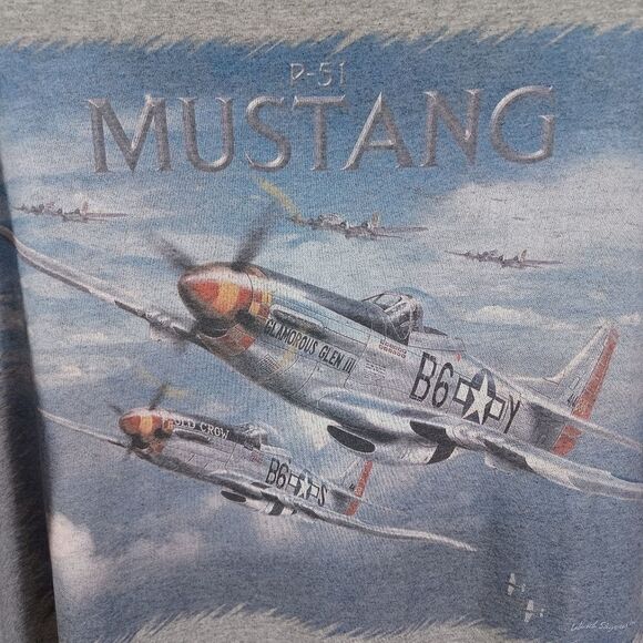‼️final must bundle‼️P-51 Mustang Champlin Fighter Museum of FlightTee - Picture 2 of 8